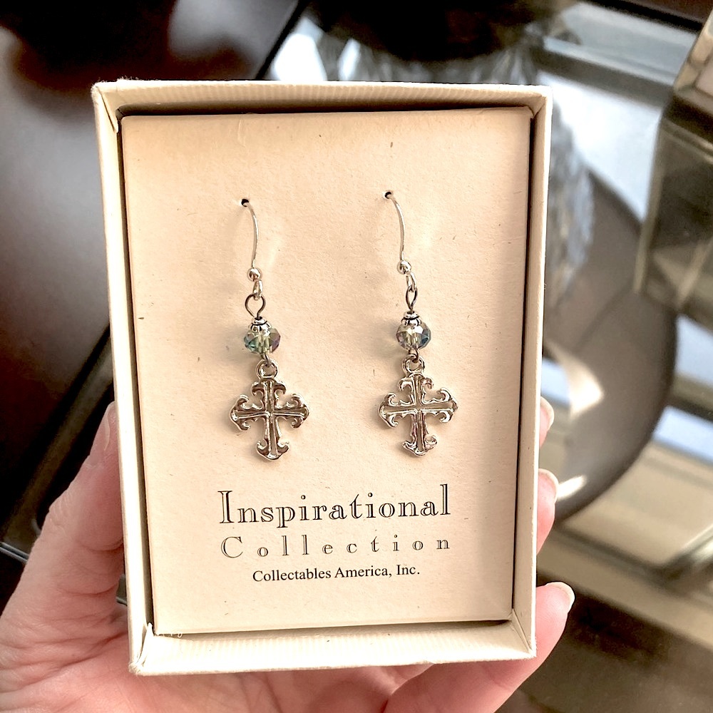 NIB-Excellent condition! Unused! Cross Earrings